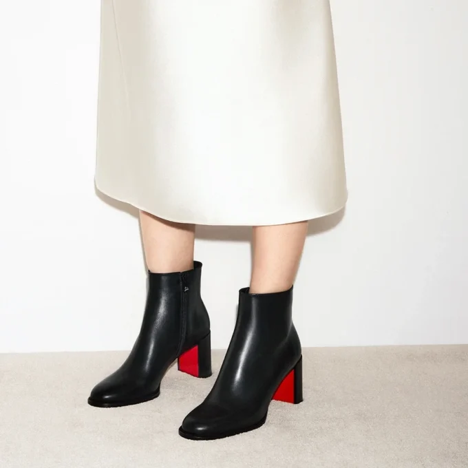 Adoxa – buty na obcasie 70 mm – skóra cielęca – czarne – damskie Adoxa – buty na obcasie 70 mm – skóra cielęca – czarne – damskie