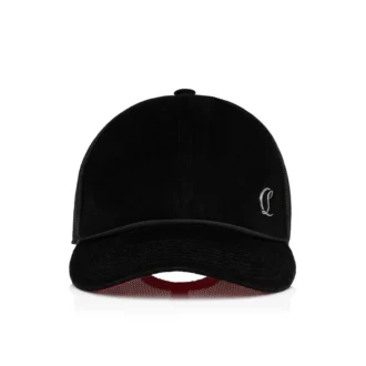 Aliochitto – kapelusz typu trucker – aksamit – czarna Aliochitto – kapelusz typu trucker – aksamit – czarna