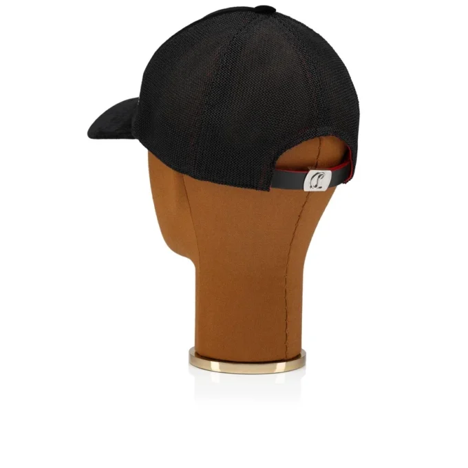 Aliochitto – kapelusz typu trucker – aksamit – czarna