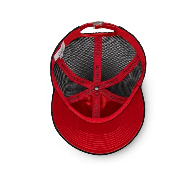 Aliochitto – kapelusz typu trucker – aksamit – czarna
