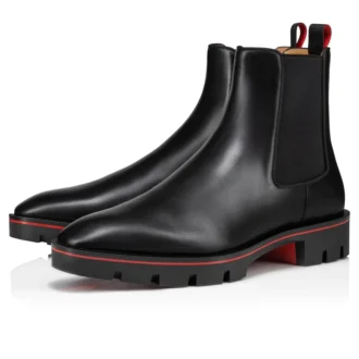 Alpinosol – buty – gładka skóra cielęca – czarne – męskie Alpinosol – buty – gładka skóra cielęca – czarne – męskie