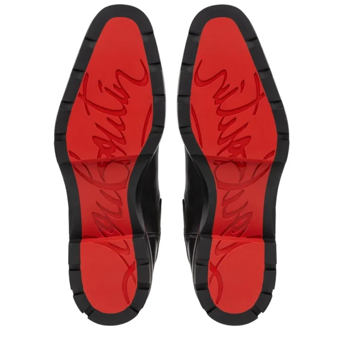 Alpinosol – buty – gładka skóra cielęca – czarne – męskie