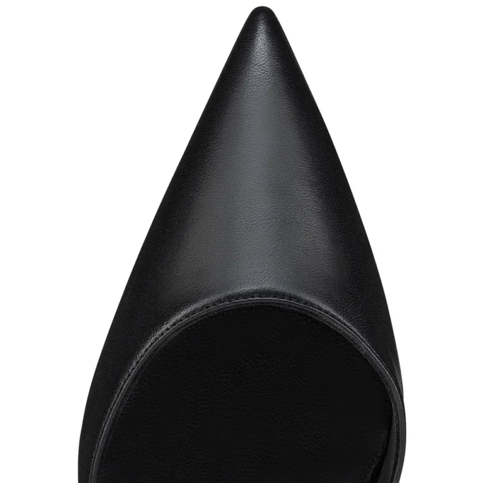 Apostropha Sling – czółenka z paskiem z tyłu o wysokości 80 mm – skóra nappa – czarne – damskie Apostropha Sling – czółenka z paskiem z tyłu o wysokości 80 mm – skóra nappa – czarne – damskie