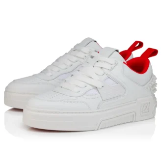 Astroloubi 2 – Sneakersy – skóra cielęca i skóra nappa jagnięca – białe – męskie Astroloubi 2 – Sneakersy – skóra cielęca i skóra nappa jagnięca – białe – męskie