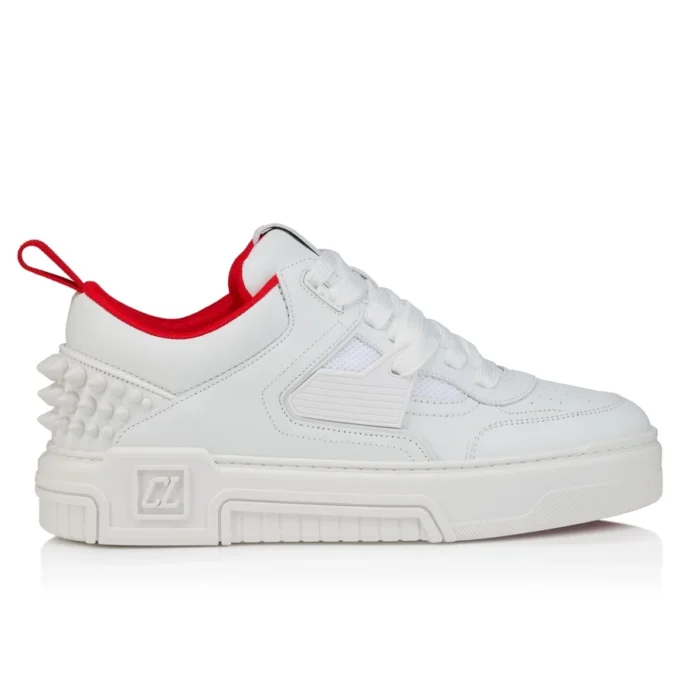 Astroloubi 2 – Sneakersy – skóra cielęca i skóra nappa jagnięca – białe – męskie Astroloubi 2 – Sneakersy – skóra cielęca i skóra nappa jagnięca – białe – męskie