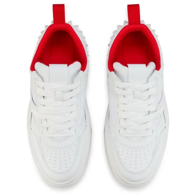 Astroloubi 2 – Sneakersy – skóra cielęca i skóra nappa jagnięca – białe – męskie Astroloubi 2 – Sneakersy – skóra cielęca i skóra nappa jagnięca – białe – męskie