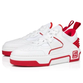 Astroloubi – Sneakersy – skóra cielęca, zamsz i skóra nappa – białe – damskie Astroloubi – Sneakersy – skóra cielęca, zamsz i skóra nappa – białe – damskie