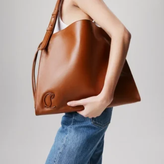 Baggy – torba Typu Tote – skóra cielęca – Cuoio