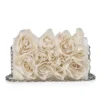 Bettina – kopertówka – satyna krepowa – Bianco Bettina – kopertówka – satyna krepowa – Bianco