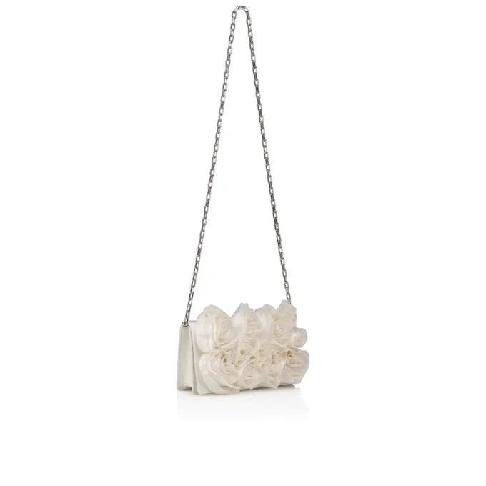 Bettina – kopertówka – satyna krepowa – Bianco Bettina – kopertówka – satyna krepowa – Bianco