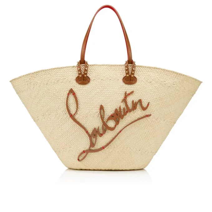 Cabata Large – torba Typu Tote – rafia i skóra cielęca – naturalna Cabata Large – torba Typu Tote – rafia i skóra cielęca – naturalna
