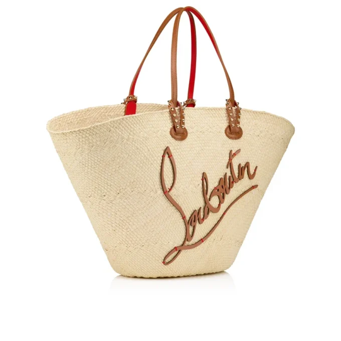 Cabata Large – torba Typu Tote – rafia i skóra cielęca – naturalna Cabata Large – torba Typu Tote – rafia i skóra cielęca – naturalna