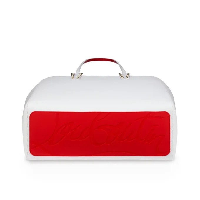 Cabata Large – torba Typu Tote – skóra cielęca i kolce – Bianco Cabata Large – torba Typu Tote – skóra cielęca i kolce – Bianco