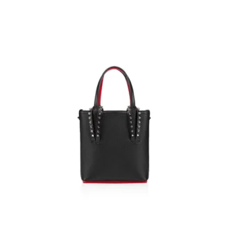 Cabata Mini – torba Typu Tote – skóra cielęca i kolce – czarna Cabata Mini – torba Typu Tote – skóra cielęca i kolce – czarna