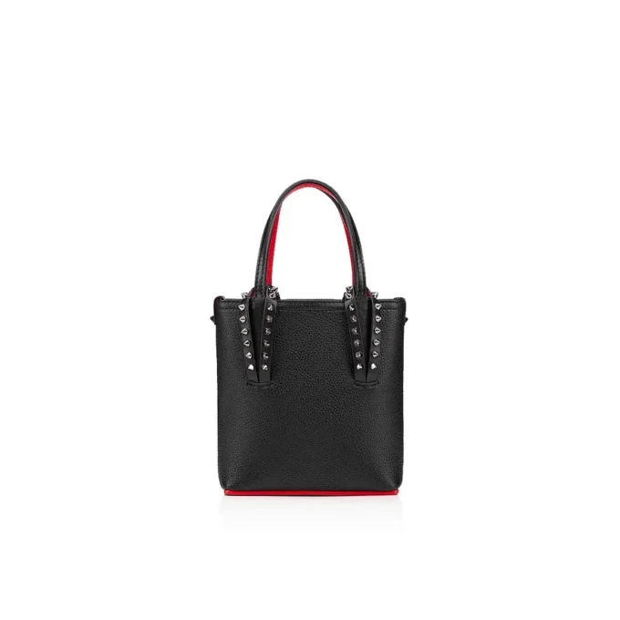 Cabata Mini – torba Typu Tote – skóra cielęca i kolce – czarna Cabata Mini – torba Typu Tote – skóra cielęca i kolce – czarna