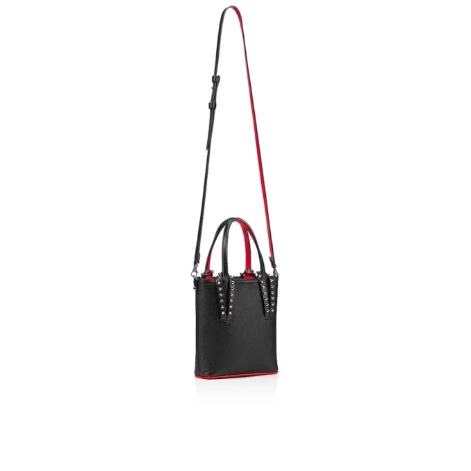 Cabata Mini – torba Typu Tote – skóra cielęca i kolce – czarna Cabata Mini – torba Typu Tote – skóra cielęca i kolce – czarna