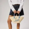 Cabata Mini – torba Typu Tote – szydełkowana rafia – naturalna Cabata Mini – torba Typu Tote – szydełkowana rafia – naturalna
