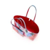 Cabata Small – torba Typu Tote – lakierowana skóra cielęca z nadrukiem piwonii – wielokolorowa Cabata Small – torba Typu Tote – lakierowana skóra cielęca z nadrukiem piwonii – wielokolorowa