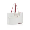 Cabata Small – torba Typu Tote – miękka skóra cielęca i kolce – Bianco