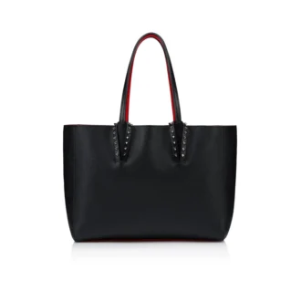 Cabata Small – torba Typu Tote – skóra cielęca i kolce – czarna