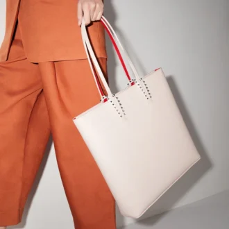 Cabata – torba typu tote – skóra cielęca i kolce – Leche