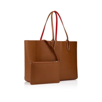 Cabata – torba Typu Tote – skóra cielęca i ćwieki – Cuoio