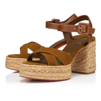 Calakala – espadryle o wysokości 85 mm – zamsz i skóra cielęca – Rhea – damskie Calakala – espadryle o wysokości 85 mm – zamsz i skóra cielęca – Rhea – damskie