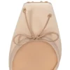 Cassia Lace up – czółenka na paskach o wysokości 100 mm – satyna krepowa – kolor różowy – damskie Cassia Lace up – czółenka na paskach o wysokości 100 mm – satyna krepowa – kolor różowy – damskie
