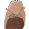 Cassia Lace up – czółenka na paskach o wysokości 100 mm – satyna krepowa – Nude 2 – damskie Cassia Lace up – czółenka na paskach o wysokości 100 mm – satyna krepowa – Nude 2 – damskie