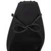 Cassia Lace up – czółenka na paskach z obcasem 100 mm – satyna krepowa – czarne – damskie Cassia Lace up – czółenka na paskach z obcasem 100 mm – satyna krepowa – czarne – damskie