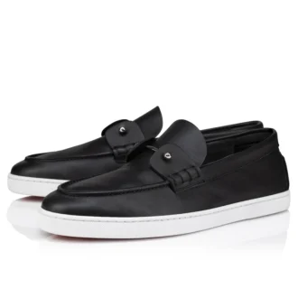 Chambeliboat – buty żeglarskie – skóra cielęca – czarne – męskie Chambeliboat – buty żeglarskie – skóra cielęca – czarne – męskie