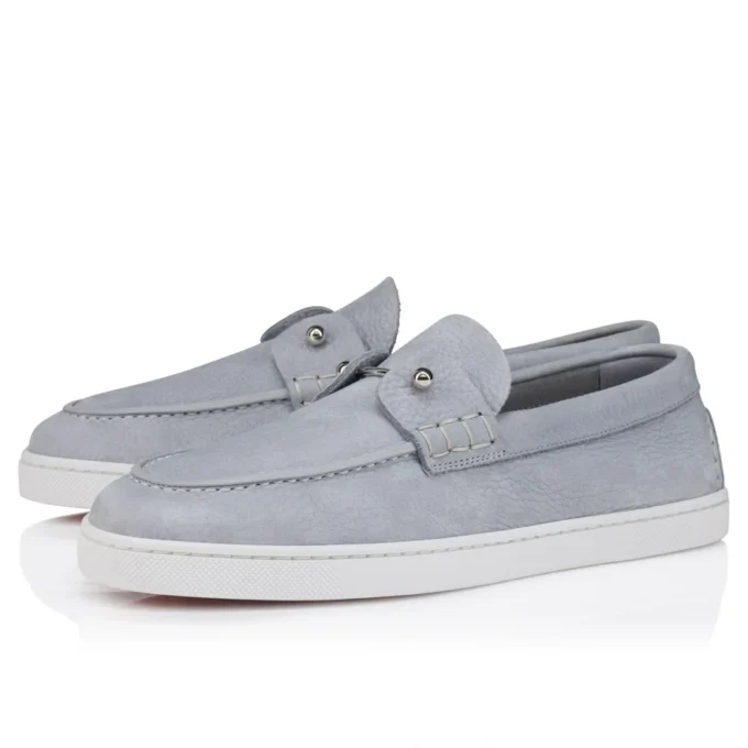 Chambeliboat – buty żeglarskie – ziarnista skóra cielęca – kolor Jumbo Grey – damskie Chambeliboat – buty żeglarskie – ziarnista skóra cielęca – kolor Jumbo Grey – damskie