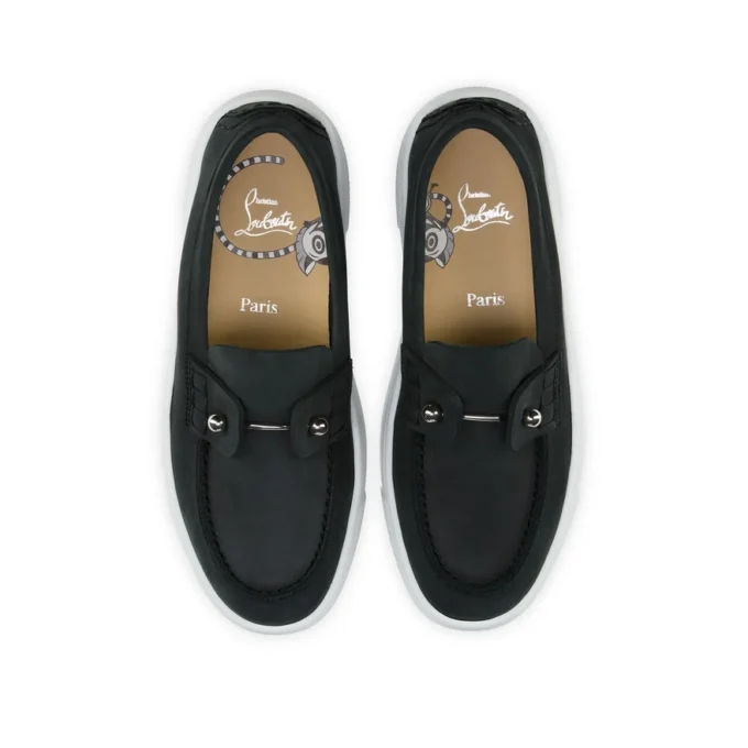 Chambelikid – buty żeglarskie – skóra nubukowa – czarne – dzieci Chambelikid – buty żeglarskie – skóra nubukowa – czarne – dzieci