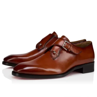 Chambelimonk – buty z paskiem – patynowana skóra cielęca – Palio – męskie Chambelimonk – buty z paskiem – patynowana skóra cielęca – Palio – męskie