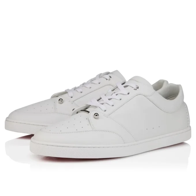 Chambelisneak – Sneakersy – skóra cielęca – białe – męskie