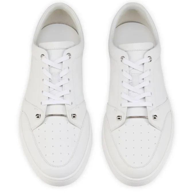Chambelisneak – Sneakersy – skóra cielęca – białe – męskie