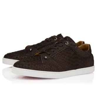 Chambelisneak – Sneakersy – Skóra pytona – Cafe – Męskie Chambelisneak – Sneakersy – Skóra pytona – Cafe – Męskie