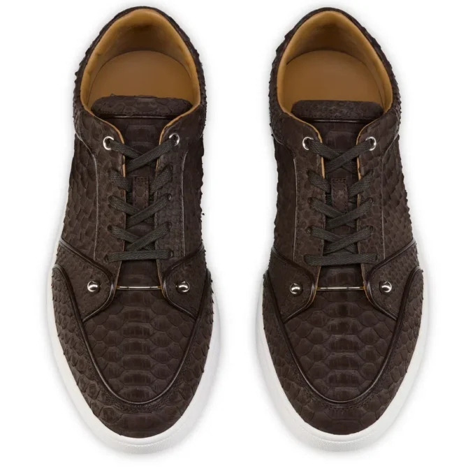 Chambelisneak – Sneakersy – Skóra pytona – Cafe – Męskie