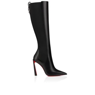Condodo Botta – buty na obcasie 100 mm – skóra cielęca – czarne – damskie Condodo Botta – buty na obcasie 100 mm – skóra cielęca – czarne – damskie