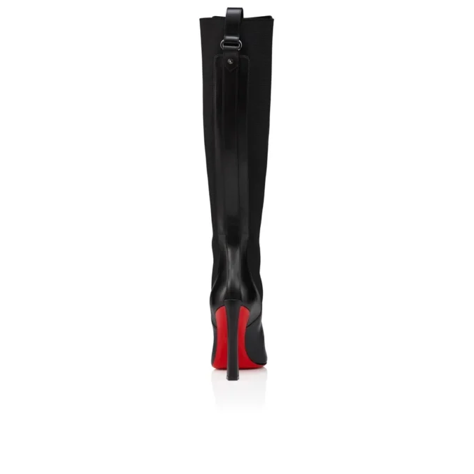 Condodo Botta – buty na obcasie 100 mm – skóra cielęca – czarne – damskie Condodo Botta – buty na obcasie 100 mm – skóra cielęca – czarne – damskie