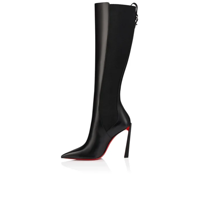Condodo Botta – buty na obcasie 100 mm – skóra cielęca – czarne – damskie Condodo Botta – buty na obcasie 100 mm – skóra cielęca – czarne – damskie