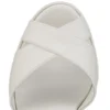 Cora – sandały na obcasie 100 mm – skóra nappa jagnięca – Bianco – damskie