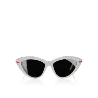 Diamond Kate Lb0031 – okulary przeciwsłoneczne – acetat – biały dym – damskie