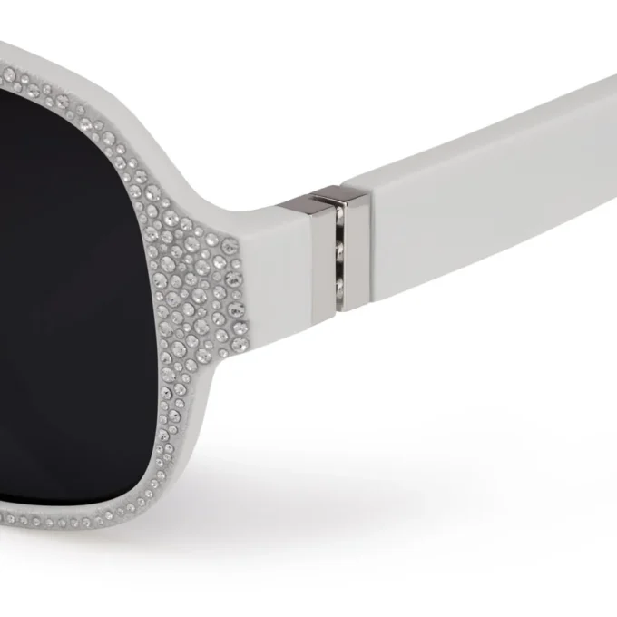 Diamond Roller Lb0032 – okulary przeciwsłoneczne – acetat – biały dym Diamond Roller Lb0032 – okulary przeciwsłoneczne – acetat – biały dym