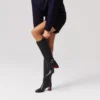 Dianouchette Botta – buty na obcasie 70 mm – skóra cielęca – czarne – damskie Dianouchette Botta – buty na obcasie 70 mm – skóra cielęca – czarne – damskie