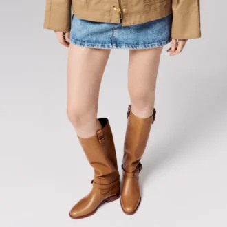 Dianouchette Botta – Buty – woskowana skóra cielęca – kolor Terra – damskie Dianouchette Botta – Buty – woskowana skóra cielęca – kolor Terra – damskie