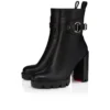 Dianouchette Lug – buty na niskim obcasie 100 mm – woskowana skóra cielęca – czarne – damskie Dianouchette Lug – buty na niskim obcasie 100 mm – woskowana skóra cielęca – czarne – damskie
