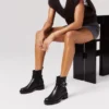 Dianouchette Lug – niskie buty – woskowana skóra cielęca – czarne – damskie Dianouchette Lug – niskie buty – woskowana skóra cielęca – czarne – damskie