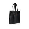 Djanis – torba typu tote – skóra cielęca – czarna