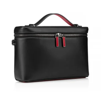 Djanis – torebka crossbody – gładka skóra cielęca – czarna